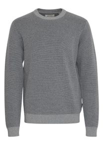Strickfleece-Pullover Blend "Strickpullover BHPullover", Herren, Gr. XL, grau (stone mix), Obermaterial: 70% Baumwolle CO. 30% Nylon NY., Pullover Strickfleece-Pullover