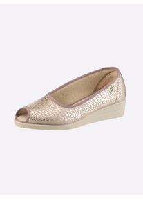 Slipper Casual Looks, Damen, Gr. 39, rosenholz, Textil, Schuhe Slipper