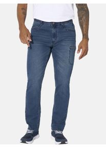 Cargojeans Jan Vanderstorm "Cargojeans TUVE", Herren, Gr. 72, N-Gr, blau, Obermaterial: 75% Baumwolle CO. 23% Polyester PES. 2% Elasthan EL., Jeans Cargojeans