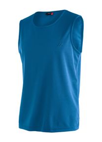 Funktionsshirt Maier Sports "Peter", Herren, Gr. XL, blau (saphirblau), 100% Polyester, Rundhals, Shirts Funktionsshirt, Herren Tanktop, leichtes &auml;rmelloses Shirt, Rundhals, Regular Fit