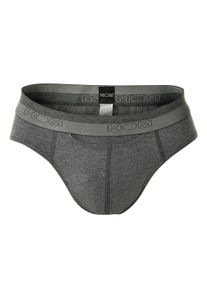 Slip HOM "Slip 1er Pack", Herren, Gr. L, grau, Obermaterial: 65% Baumwolle CO. 22% Modal CMD. 13% Elasthan EL., Unterhosen Slip