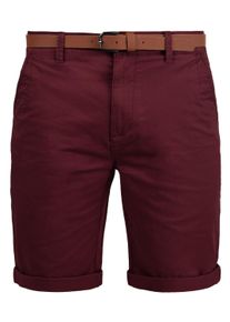 !Solid Chinoshorts SOLID "Chinoshorts SDMontijo", Herren, Gr. L, N-Gr, rot (wine rot), Obermaterial: 98% Baumwolle CO. 2% Elasthan EL., Hosen Chinoshorts