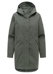 Kurzmantel Ragwear "Kurzmantel Lamyja B", Damen, Gr. XS, gr&uuml;n (schwarz olive), Obermaterial: 68% Baumwolle CO. 32% Nylon NY. Obermaterial: Futter: 100% Polyester PES., M&auml;ntel Kurzmantel