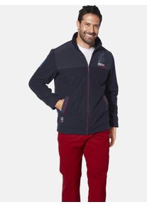 Sweatjacke Jan Vanderstorm "Sweatjacke ASPIAN", Herren, Gr. 5XL, blau (dunkelblau), Obermaterial: 100% Polyester COOLMAX PES(Coolmax)., Sweatjacken Sweatjacke