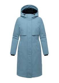 Wintermantel Navahoo "Wintermantel Eismelodie 14", Damen, Gr. S, blau (powder blau), Obermaterial: 100% Polyester PES. Obermaterial: Futter: 100% Polyester PES. 100% Polyester PES., M&auml;ntel Wintermantel