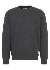 Longpullover Blend "Sweater BHMBHANDERS", Herren, Gr. M, grau (charcoal mix), Obermaterial: 60% Baumwolle CO. 40% Polyester PES., Pullover Longpullover