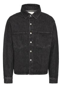 !Solid Jeansjacke SOLID "Jeansjacke SDRIP", Damen, Gr. XXL, schwarz (schwarz denim), Obermaterial: 100% Baumwolle CO., Jacken Jeansjacke