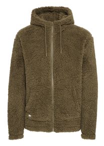 Funktions-Kapuzensweatjacke 11 Project "Fellimitatjacke PRDaag", Herren, Gr. L, gr&uuml;n (ivy gr&uuml;n), Obermaterial: 100% Polyester PES., Sweatjacken Funktions-Kapuzensweatjacke