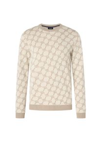 JOOP! Sweater JOOP "Strickpullover JK-13Ravorono", Herren, Gr. XL, beige, Obermaterial: 54% Baumwolle CO. 46% Viskose CV., Sweatshirts Sweater