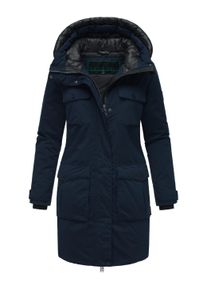 Winterjacke Navahoo "Winterjacke Eissturm 14", Damen, Gr. M, blau (navy), Obermaterial: 100% Polyester PES. Obermaterial: 100% Polyester PES. Futter: 100% Polyester PES. 100% Polyester PES., Jacken Winterjacke