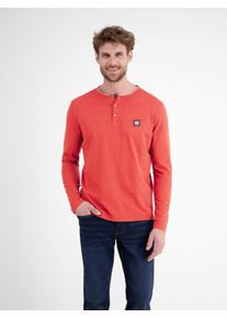 Sweatshirt Lerros "Serafino-Langarmshirt f&uuml;r Herren", Herren, Gr. XL, scandinavian rot, 100% Baumwolle, Sweatshirts Sweatshirt