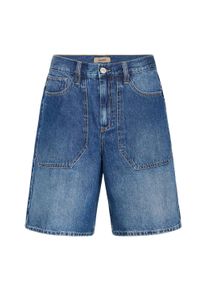 Jeansshorts Blend "Shorts BHBaggy", Herren, Gr. XL, N-Gr, blau (denim middle blau), Obermaterial: 100% Baumwolle CO., Jeans Jeansshorts