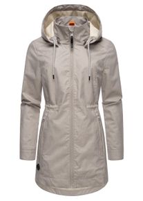 Kurzmantel Ragwear "Kurzmantel Dakkota II", Damen, Gr. XL, beige (bone), Obermaterial: 100% Polyester PES. Obermaterial: Futter: 100% Polyester PES., M&auml;ntel Kurzmantel