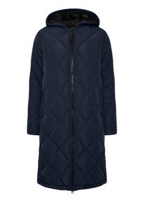 Steppmantel oxmo "Steppmantel OXStanca", Damen, Gr. S, blau (total eclipse), Obermaterial: 100% Polyester PES., M&auml;ntel Steppmantel