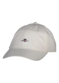 Snapback Cap Gant "Cap Shield Cotton Twill Cap", Herren, beige (ecru), Obermaterial: 100% Baumwolle CO., Caps Snapback Cap