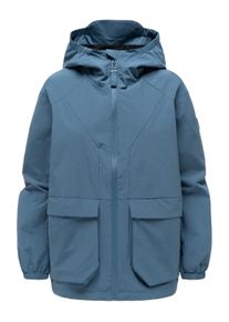 Outdoorjacke Navahoo "Outdoorjacke Donnerwetter 14", Damen, Gr. XXL, blau (dusty blau), Obermaterial: 100% Nylon NY., l&auml;ssig geschnitten, hoch geschlossener Ausschnitt, Windstopperb&uuml;ndchen, Jacken Outdoorjacke, &Uuml;bergangsjacke mit doppelten Au&szlig;entaschen