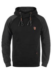 Kapuzenpullover INDICODE "Hoodie IDToney", Herren, Gr. L, schwarz, Web, Obermaterial: 60% Baumwolle CO. 40% Polyester PES., unifarben, normal, Pullover Kapuzenpullover