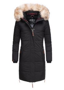 Wintermantel Navahoo "Wintermantel Halina", Damen, Gr. XXL, schwarz, Obermaterial: 100% Polyester PES. Obermaterial: Futter: 100% Polyester PES. 100% Polyester PES., M&auml;ntel Wintermantel