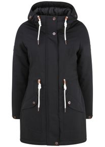 Langmantel oxmo "Parka OXMelly", Damen, Gr. L, schwarz, Obermaterial: 100% Polyester PES., M&auml;ntel Langmantel