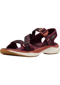 Sandale Keen "LEIKI OT SANDAL", Damen, Gr. 41, fig, burnt brick, Synthetik, Schuhe Sandale, waschbar,sto&szlig;d&auml;mpfend und atmungsaktiv