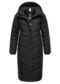Wintermantel Ragwear "Wintermantel Suminka", Damen, Gr. XL, schwarz, Obermaterial: 100% Polyester PES. Obermaterial: Futter: 100% Polyester PES. 100% Polyester PES., M&auml;ntel Wintermantel