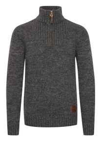 !Solid Troyer SOLID "Troyer SDPhilostrate", Herren, Gr. XL, grau (dunkelgrau), Obermaterial: 100% Baumwolle CO., Pullover Troyer