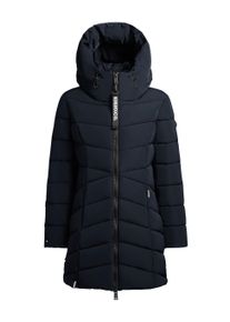 Wintermantel Khujo "Wintermantel Dier", Damen, Gr. L, blau (port blau), Obermaterial: 100% Nylon NY. Obermaterial: Futter: 100% Nylon NY. 100% Polyester PES., M&auml;ntel Wintermantel