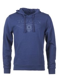 Kapuzensweatshirt Top Gun "Kapuzenpulli TG20201049", Herren, Gr. S, blau (navy), Obermaterial: 100% Baumwolle CO., Pullover Kapuzensweatshirt