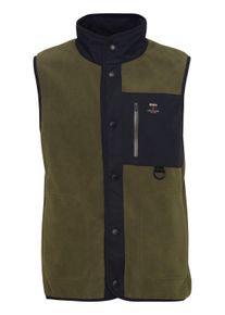 Fleeceweste INDICODE "Fleeceweste IDMajs", Herren, Gr. L, gr&uuml;n (army), Obermaterial: 100% Polyester PES., Westen Fleeceweste