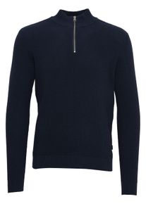 Troyer Casual Friday "Troyer CFKarlo", Herren, Gr. 3XL, blau (schwarz navy), Obermaterial: 100% Baumwolle CO., Pullover Troyer