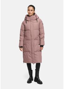 Winterjacke Marikoo "Marikoo Michikoo Damen Winterjacke gesteppt N082", Damen, Gr. L, rosa (mauve), Obermaterial: 100% Polyester PES., Jacken Winterjacke