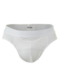 Slip HOM "Slip 1er Pack", Herren, Gr. L, wei&szlig;, Obermaterial: 65% Baumwolle CO. 22% Modal CMD. 13% Elasthan EL., Unterhosen Slip