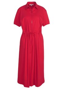 Midikleid Alba Moda "Kleid Kleid", Damen, Gr. 40, N + K Gr, rot (koralle), Obermaterial: 73% Baumwolle CO. 23% Polyamid PA. 4% Elasthan EL., Modern, normal, Kleider Midikleid