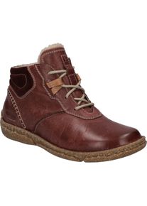 Stiefelette Josef Seibel "Neele 62, bordeaux", Damen, Gr. 41, rot (bordeaux), Obermaterial: 100% Rindsleder Leather cow., Schuhe Stiefelette