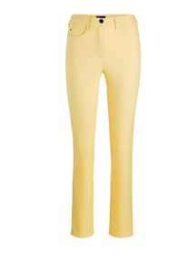 Regular-fit-Jeans GOLDNER "Damen Jeans Slim Fit LOUISA mit Stretch-Anteil", Damen, Gr. 52, N-Gr, gelb, Obermaterial: 70% Baumwolle CO. 27% Polyester PES. 3% Elasthan EL., Jeans Regular-fit-Jeans