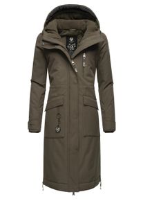 Wintermantel Ragwear "Wintermantel Refutura Remake", Damen, Gr. M, gr&uuml;n (olive), Obermaterial: 100% Polyester Pol. recyc.. Obermaterial: Futter: 100% Polyester Pol. recyc.. 100% Polyester PES., M&auml;ntel Wintermantel