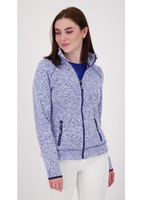 Strickfleecejacke DEPROC Active "KIRKVALE X WOMEN", Damen, Gr. 48 (XL), lila (flieder), 100% Polyester, bequem, gerader Abschluss mit Gummizug, Jacken Strickfleecejacke, auch in Gro&szlig;en Gr&ouml;&szlig;en erh&auml;ltlich