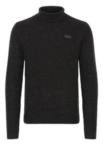 Rollkragenpullover Blend "Rollkragenpullover BHMPatta", Herren, Gr. S, grau (charcoal mix), Obermaterial: 100% Polyacryl PAN., Pullover Rollkragenpullover
