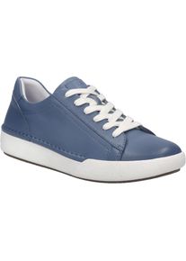 Sneaker Josef Seibel "Claire 01, slate blue", Damen, Gr. 42, blau (slate blau), Obermaterial: 100% Rindsleder Leather cow., Schuhe Sneaker
