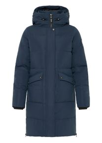 Steppmantel oxmo "Steppmantel OXGILLIAN", Damen, Gr. XXL, blau (total eclipse), Obermaterial: 100% Polyester PES., M&auml;ntel Steppmantel