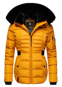 Wintermantel Navahoo "Winterjacke Melikaa", Damen, Gr. XS, gelb, Obermaterial: 100% Polyester PES. Obermaterial: Futter: 100% Polyester PES. 100% Polyester PES., M&auml;ntel Wintermantel