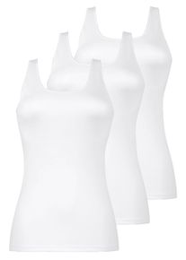 Achselhemd Nina von C. "3er Pack Damen Achselhemd Daily", Damen, Gr. 50, N-Gr, wei&szlig;, Obermaterial: 100% Baumwolle CO., Unterhemden Achselhemd