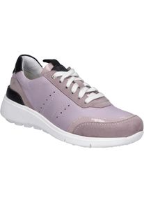 Sneaker Josef Seibel "Giulietta 01, viola-multi", Damen, Gr. 41, lila (viola, multi), Obermaterial: 100% Rindsleder Leather cow., Schuhe Sneaker