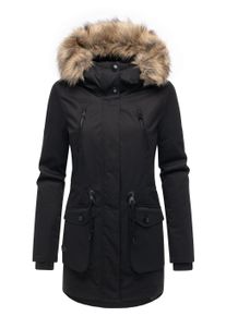 Kurzmantel Ragwear "Kurzmantel Ellsa B YOUMODO", Damen, Gr. S, schwarz, Obermaterial: 100% Polyester PES. Obermaterial: Futter: 100% Polyester PES. 100% Polyester PES., M&auml;ntel Kurzmantel