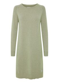 Strickkleid oxmo "Strickkleid OXMareen", Damen, Gr. XL, N-Gr, gr&uuml;n (vetiver melange), Obermaterial: 50% Viskose CV. 27% Polyester PES. 23% Nylon NY., Kleider Strickkleid