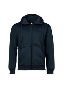 G-Star Raw Sweatshirt G-STAR "Sweatjacke Premium core hdd zip sw l\s", Herren, Gr. M, blau (dunkelblau (salute)), Obermaterial: 55% Baumwolle CO. 45% Polyester PES., Sweatshirts Sweatshirt