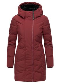 Steppmantel Ragwear "Steppmantel Pevilla YOUMODO", Damen, Gr. XXL, rot (wine rot), Obermaterial: 100% Polyester PES. Obermaterial: Futter: 100% Polyester PES. 100% Polyester PES., M&auml;ntel Steppmantel