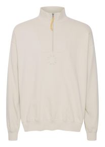 !Solid Longpullover SOLID "Sweatshirt SDIlham", Herren, Gr. L, beige (oatmeal), Obermaterial: 100% Baumwolle CO., Sweatshirts Longpullover