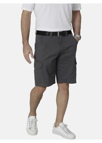 Bermudas Babista "Bermuda ZANMO", Herren, Gr. 48, N-Gr, grau (dunkelgrau), Obermaterial: 100% Baumwolle CO., regular fit, Hosen Bermudas