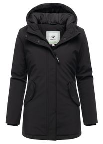 Regenmantel Ragwear "Softshellmantel Navanuti", Damen, Gr. XXL, schwarz, Obermaterial: 96% Polyester PES. 4% Elasthan EL. Obermaterial: Futter: 100% Polyester PES. 100% Polyester PES., M&auml;ntel Regenmantel